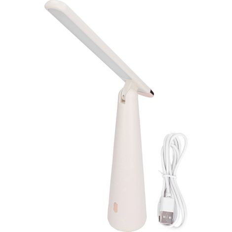 Lampe de bureau 24 LED pliable, 3 températures de couleur, rechargeable USB, gradation sans palier, lampe de lecture (1/5)