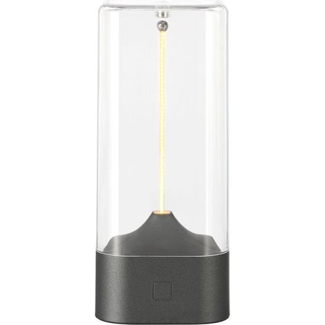 Magnetic Night Light – Interactive Touch Night Light, LED Touch Table Lamp and USB Rechargeable Lighting Accessory for Bedside, Living Room (Grey) (1/5)