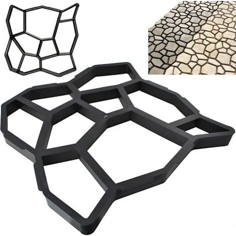 Forme de nivellement pour dalles de jardin et pavés – Régulateur de hauteur réglable en plastique rigide pour pose facile et précise (1/4)