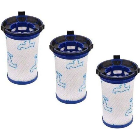 UlisemFlkwoH 3pcs Filtres de Rechange pour Rowenta Air Force 360 RH9051WO RH9057WO RH9059WO RH9081WO RH9086WO & Tefal Air Force 360 Aspirateur, Accessoires de Remplacement Alternative à ZR009001 (1/4)