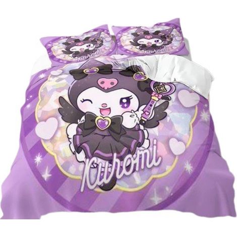 Housse de couette en microfibre, imprimée en 3D, linge de lit coloré, 1 personne/2 personnes/King size 200x200cm (1/4)