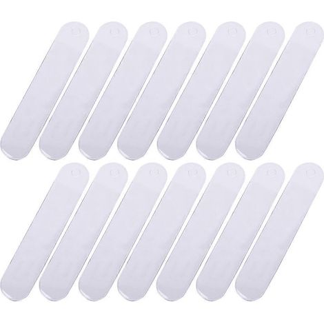 Lot de 25 stylos en fibre de verre, étui individuel, pochette cadeau pour stylos professionnels, pochette en cellophane.-17.5X3.3CM-White (1/4)