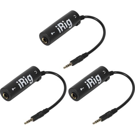3x iRig Interface Converter Ersatz-Gitarrenadapter für Smartphone/iPad (1/5)