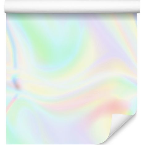 Tapetenhintergrund mit einem Farbverlauf in Weiß, Mint und Creme, 50 x 1000 cm (1/5)