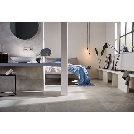 Carrelage Intérieur Effet Pierre X-ROCK 60x60 cm White Xrock (1/2)