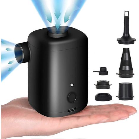 Pompe électrique 2 en 1 portable sans fil rechargeable par USB, gonfleur et dégonfleur (1/5)