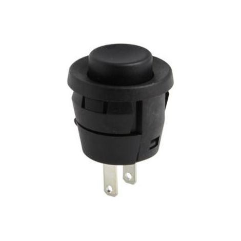 Bouton OFF-ON encastré Bouton noir Contacts argentés Electro DH 11.525/N/P 8430552053933