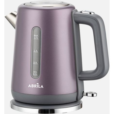 Hervidor de agua elect.toral viole/gris 1,7l 2200w base giratoria,apagado automatic.