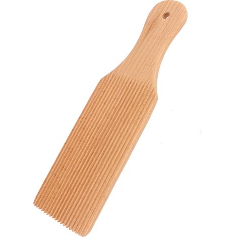 Planche à Gnocchis en Hêtre, Surface Lisse, Léger et Pratique, Rouleau à Gnocchis pour Forme Parfaite (1/5)