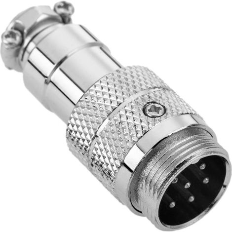 Micro connecteur 6 broches GX16 mâle air aviation (1/5)
