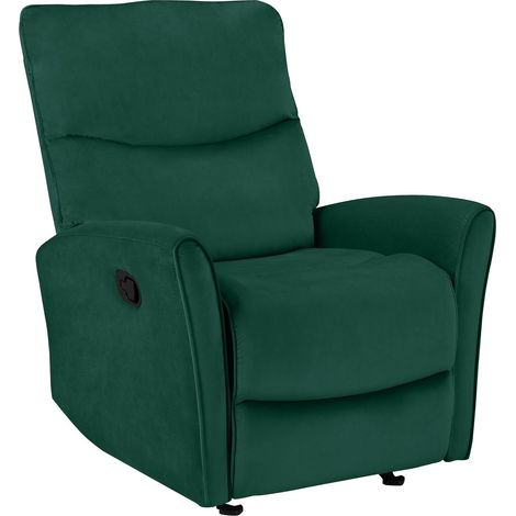 Chesley-Fauteuil inclinable Manuel Velours Vert Foncé (1/5)