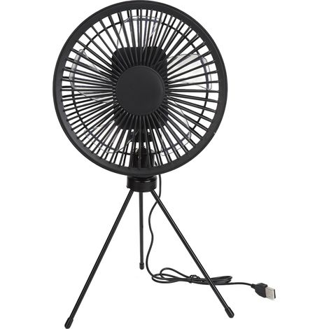 Ventilateur solaire de camping avec trépied, étanche IP67, réglable, portable, avec panneau solaire de 10 W pour le camping en plein air (1/5)