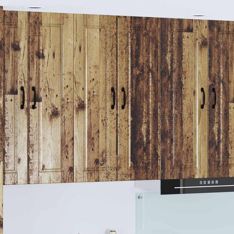 Küchenschrank mit Regal Altholz 60 x 31 x 100 cm Holzwerkstoff