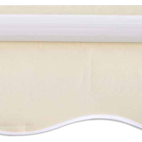 Maison Exclusive - Tenda da Sole Pieghevole Motorizzata 400 cm Crema (1/4)