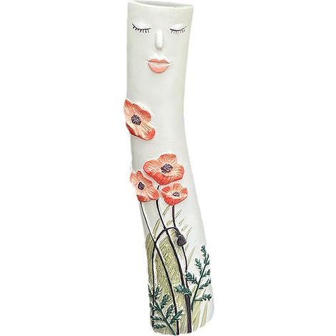 Vase Décoratif Bohème【NO.2】avec figurines, support pour plantes florales, étagère pour salle de bain, décoration salon, ornement centre de table mariage (1/4)