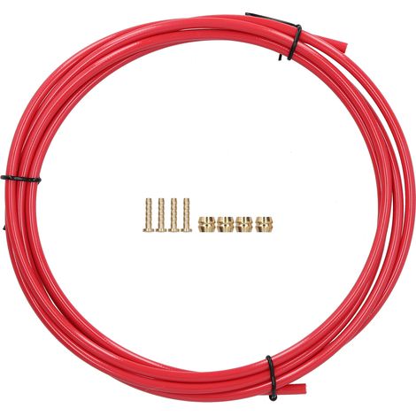 Kit de tuyaux à huile pour freins à disque hydrauliques de vélo de montagne, avec aiguille de remplissage rouge (1/5)