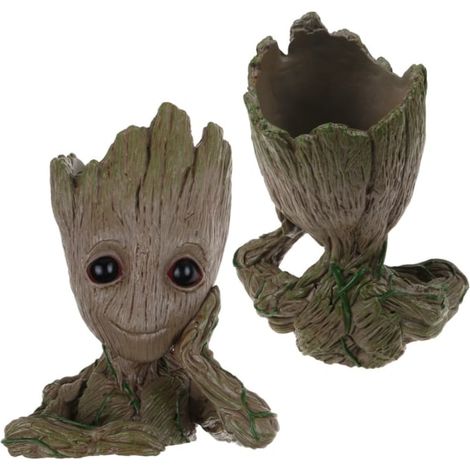 Baby Groot blomkruka brun, Les Gardiens de la Galaxie 2, pot à fleurs X en terre cuite (1/5)