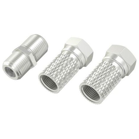 Kit adattatore satellite Hama 00305119 2 connettori F 3 pezzi
