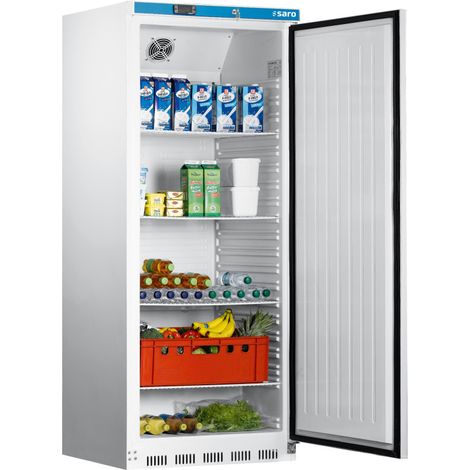 Réfrigérateur ventilé 620L avec contrôle numérique - Dégivrage auto - 4 grilles réglables - Blanc - Saro