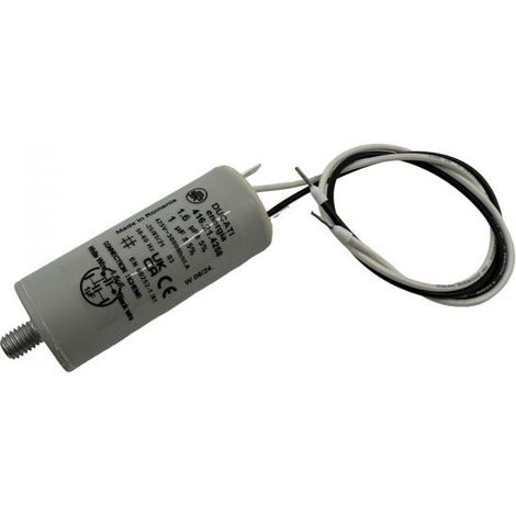Ducati Energia – 416214258 Condensateur double capacité 1,6+1µF 425V – 30000h/cl.A – Ø30x70mm – Pour moteurs VMC 2 vitesses