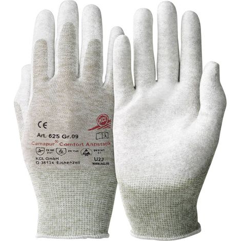 Gants de protection KCL 625-9 Polyuréthane, polyamide, cuivre EN 388 RISQUES MECANIQUES 2130 + EN 1149 Taille 9 (L) (1/2)