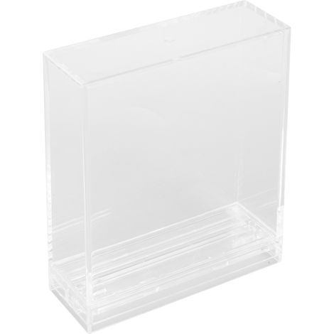 Cadre photo miniature de bureau en PC, double face, transparent, autoportant, pour photos instantanées Instax Mini et Polaroid (film ZIP). (1/5)