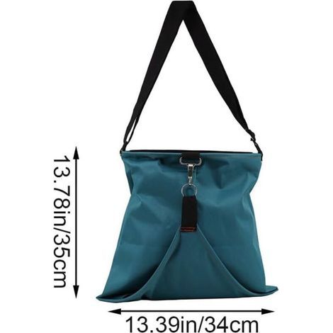 Grand sac de cueillette de fruits, sac de cueillette pliable, sacs de cueillette de fruits de jardin, sac de cueillette de fruits pour la cueillette et la recherche de nourriture (1/4)