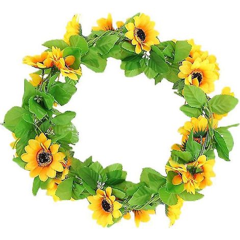 2 pièces de rotin tournesol (1/3)