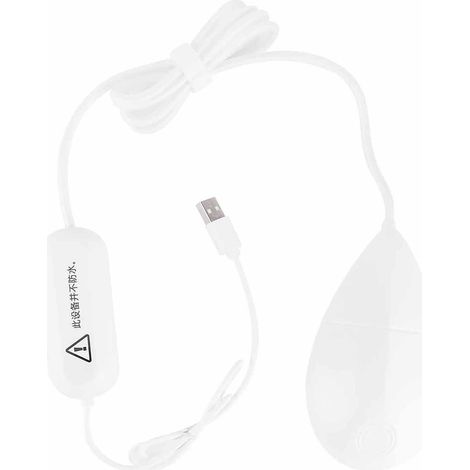 Nettoyeur à ultrasons 15 minutes, lave-vaisselle à ultrasons, protection contre la coupure de courant, alimentation USB, blanc. (1/5)