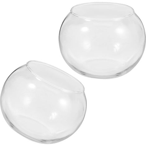 Glas Terrarium 2 Stück Mikrolandschaftsbehälter mit Moos Öko