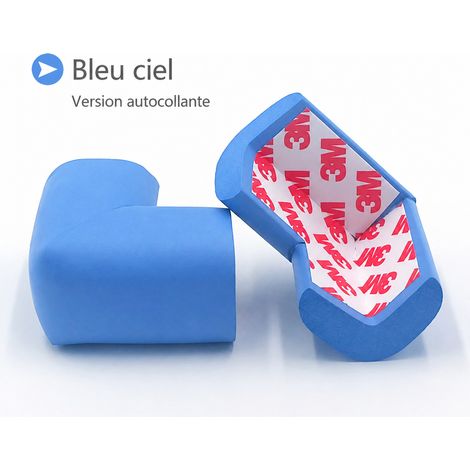 Protège-coin de meuble en U pour enfant mousse NBR bleu ciel bleu ciel 50 g – Livraison gratuite
