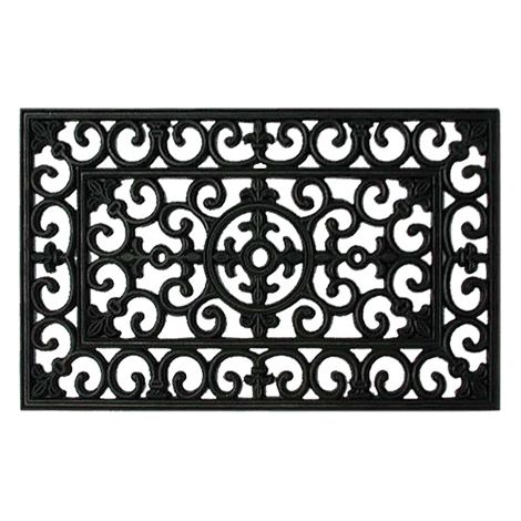 Zerbino in Gomma Rettangolare Brixo Arabesque 45x75 cm (1/2)