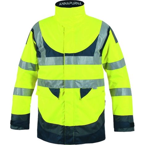 Parka haute visibilité ANNAPURNA jaune/marine - 2XL - T2S