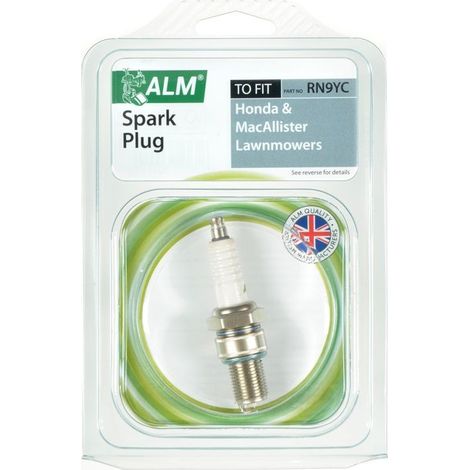 Premium ALM RN9YC Spark Plug Compatible with Most Honda and MacAllister Lawn Mowers (1/2)