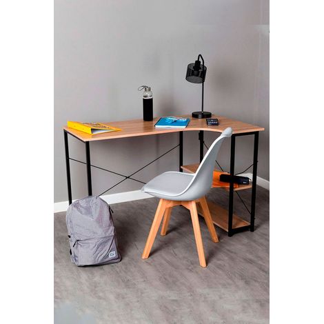 Conjuntos de mesa y sillas - Conjunto Escritorio Estik y Silla Synk Basic - Blanco (1/5)