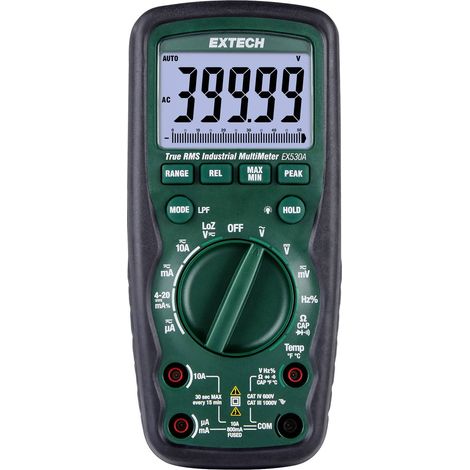 Extech EX530A multimètre digital noir haute précision (1/5)