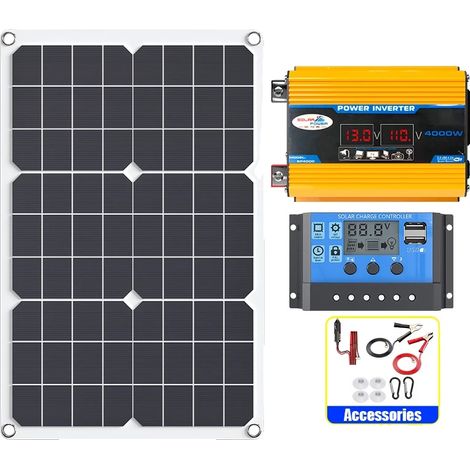 Sistema solar, panel flexible, inversor de alta potencia, panel solar (1/2)