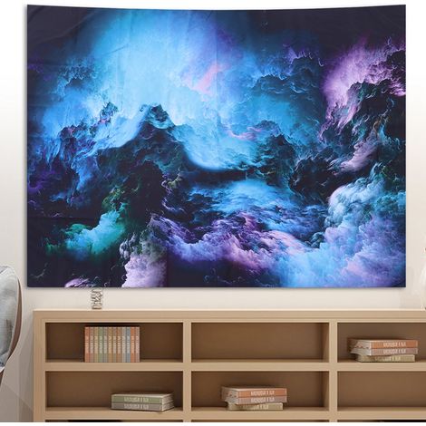 Tapisserie murale de fond, couverture suspendue multifonctionnelle en fibre de polyester (230 x 180 cm) (1/5)