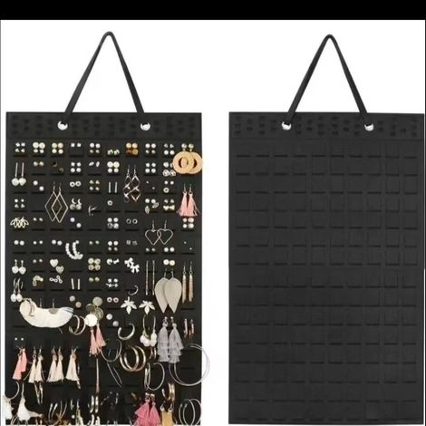 Organizador de joyas colgante, organizador de joyas de pared, organizador de pendientes (1/4)