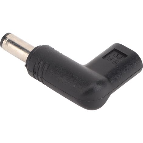 Adaptateur USB Type C femelle vers DC 5,5 x 2,1 mm, charge rapide PD 100 W, connecteur coudé à 90°, convertisseur USB C vers DC (1/5)