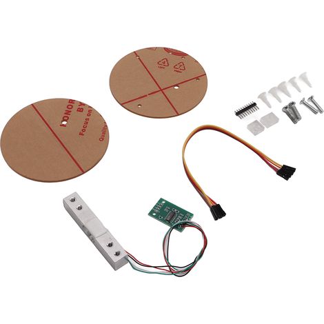 Capteur de poids numérique à cellule de charge HX711, kit module AD haute précision 5 kg 3,3 V - 5 V (1/5)
