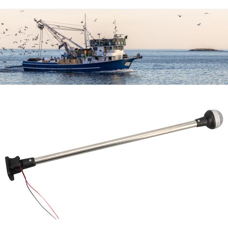 25-Zoll-Navigations-/Ankerlicht (1,5 W, DC 12 V) mit 360°-LED-Beleuchtung und 2-Seemeilen-Hecklicht, Schutzart IP65. Geeignet für Fischerboote, Yachten und Schwimmdocks. (1/5)