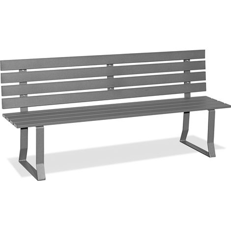Andrys Panchina Giardino con Gambe in Piatto 6x0.8cm - 150x50x82cm