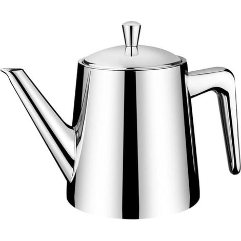 Stainless Steel Teapot Filter Litre Silver Mirror Suitable Loose Tea Restaurants, Hotels, Clubs, Homes Offices (1/4)