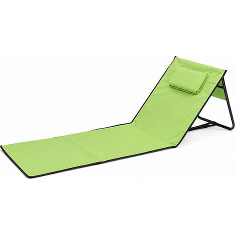 Linder Exclusiv Lettino da spiaggia pieghevole Verde (1/4)
