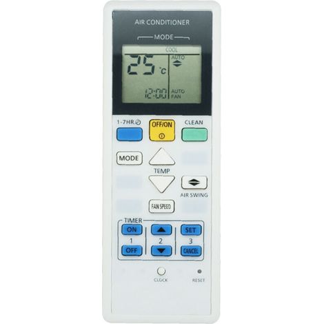 Compatible con el mando a distancia del aire acondicionado Panasonic A75C2141-Crezuo.-Crezuo