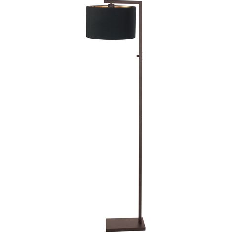 Steinhauer - stehlampe - Stang - braun - metall textil -