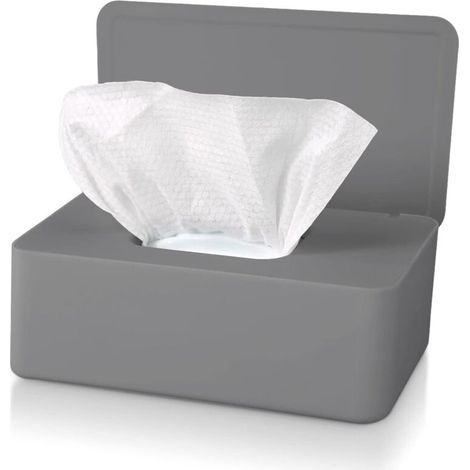 Wasserdichter Behälter für Feuchttücher, Taschentuchbox für Zuhause und Büro, praktisches Design