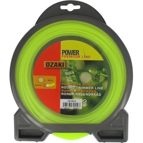 Coque fil nylon rond OZAKI 44 m diamètre 2,40 mm (1/3)