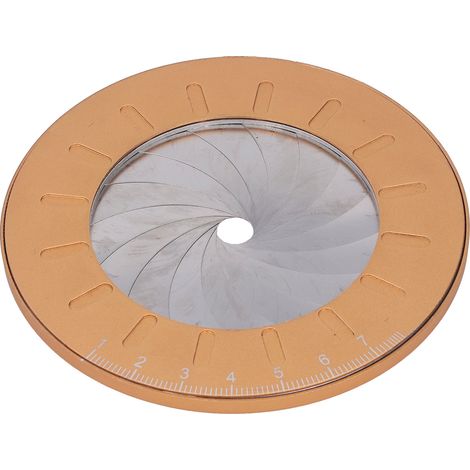 Traceur de cercle réglable précis, outil de traçage portable pour menuiserie et usage industriel, compas à cercle ajustable, finition soignée. (1/5)